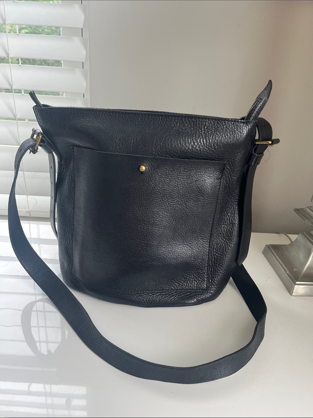 Madewell Black Leather Bag